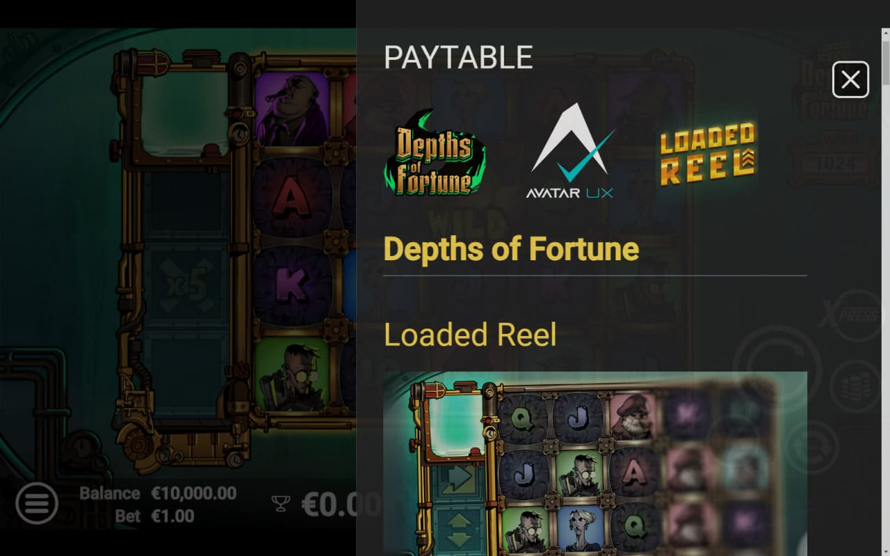 Depths of Fortune Gameplay Image